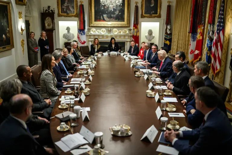 U.S. President Donald Trump's White House Cabinet meeting this week.