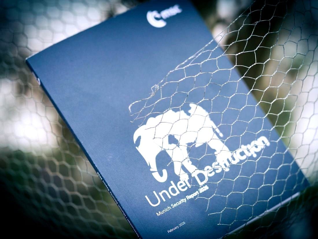 This week's cover of the Munich Security Report 2026 is unusually blunt.