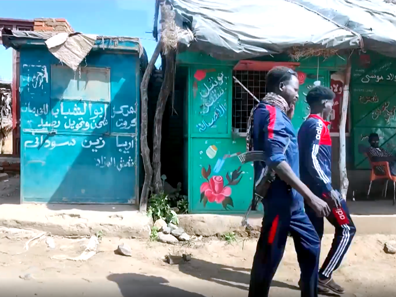 A scene from the U.N. humanitarian chief's visit to Sudan's Darfur region in Nov. 2025.