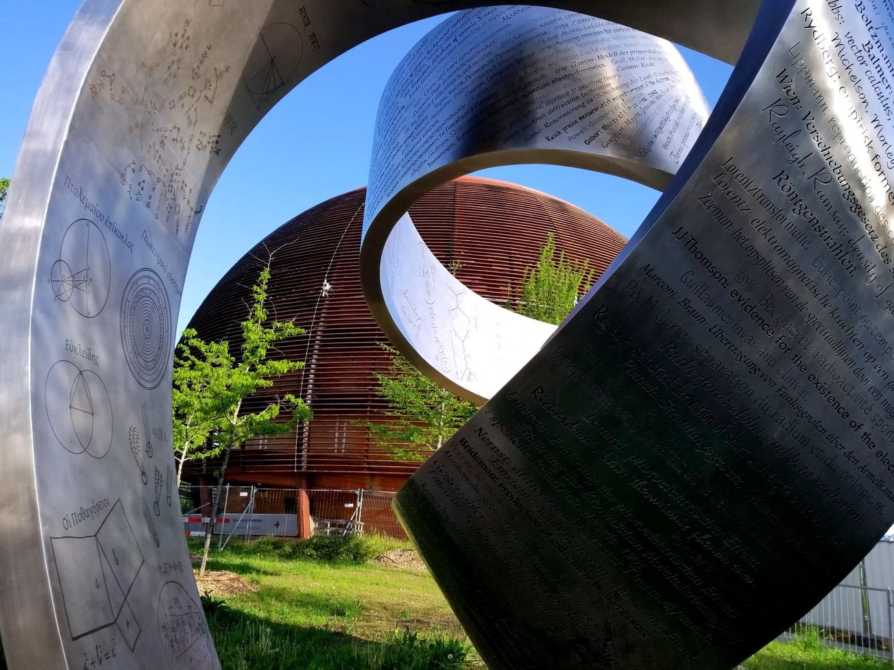 The European Organization for Nuclear Research's Globe and Science Gateway.