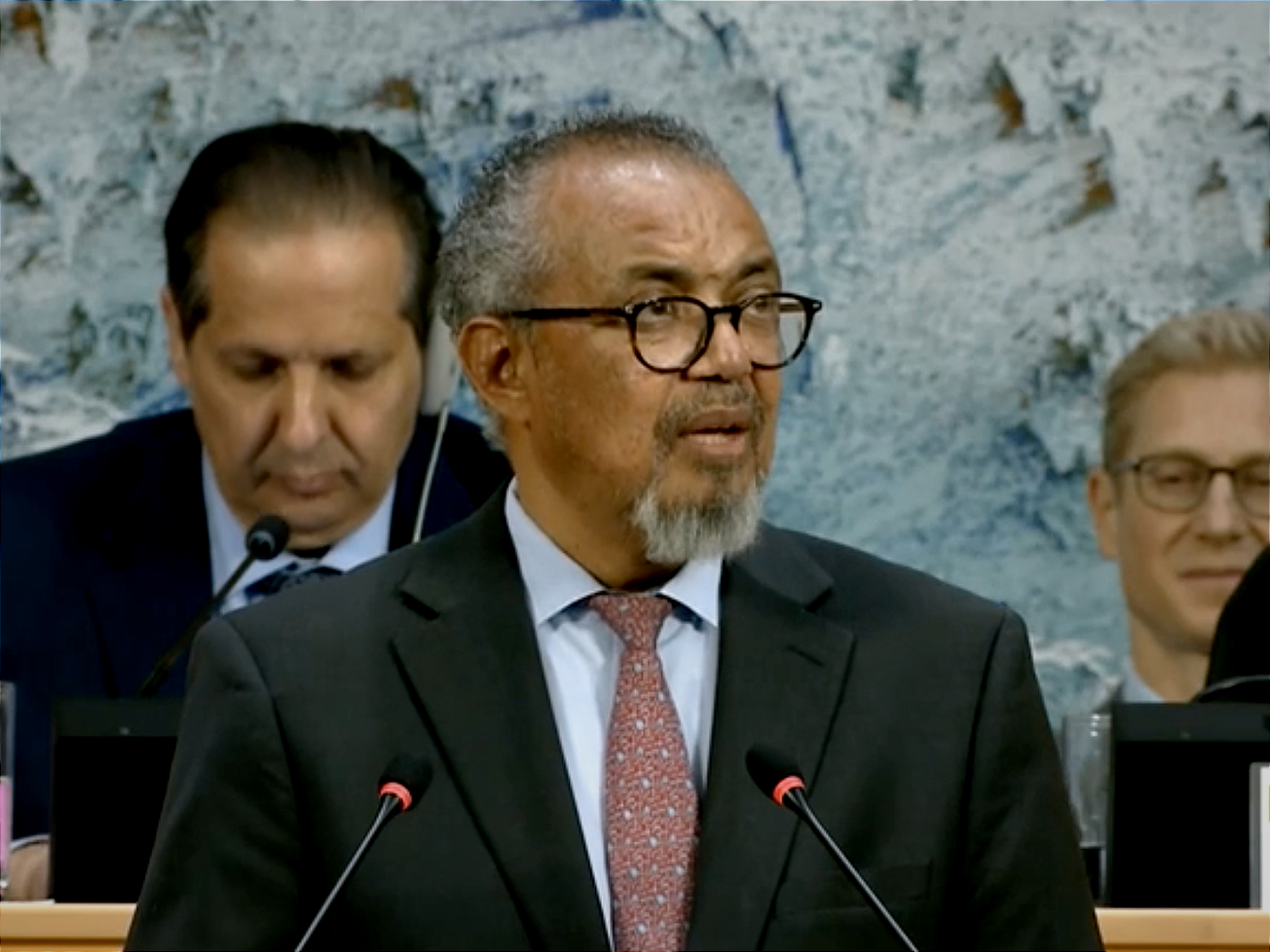 WHO Director-General Tedros Adhanom Ghebreyesus closes out this year's World Health Assembly.