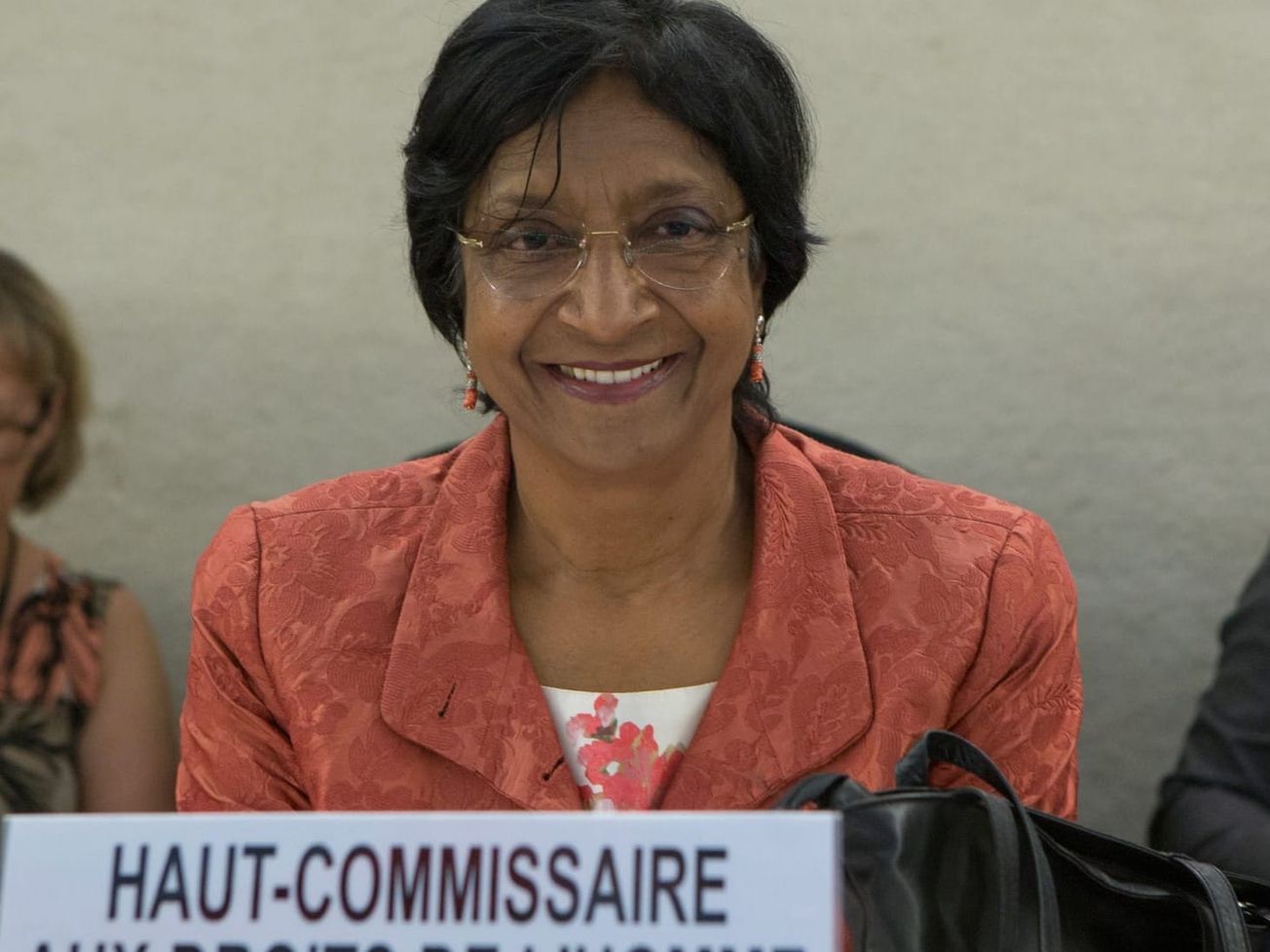 Navi Pillay pictured in 2014 as the U.N. human rights chief.