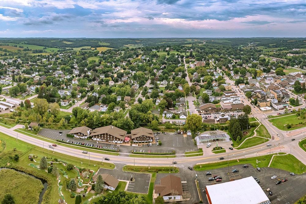 Panorama Offers a Rare Bird's-Eye View of New Glarus