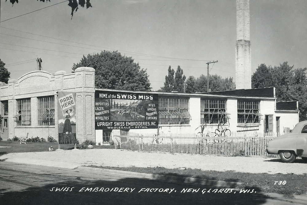 Historic Photo: Swiss Embroidery Factory Linked New Glarus to the World