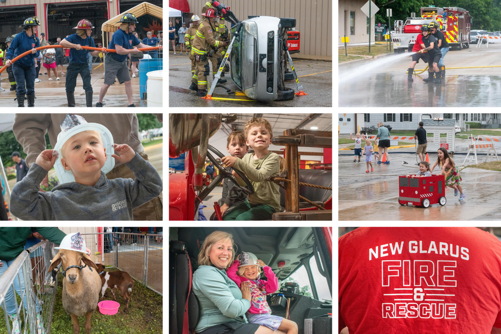 Rain Fails to Dampen New Glarus Firefest