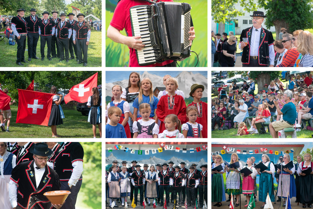 Beautiful Day as Volksfest Celebrates Swiss Heritage