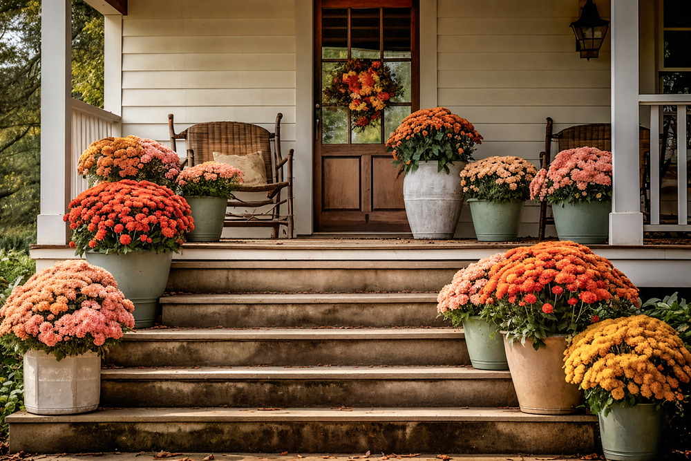 Fall Flowers Bring a Fresh Look to New Glarus