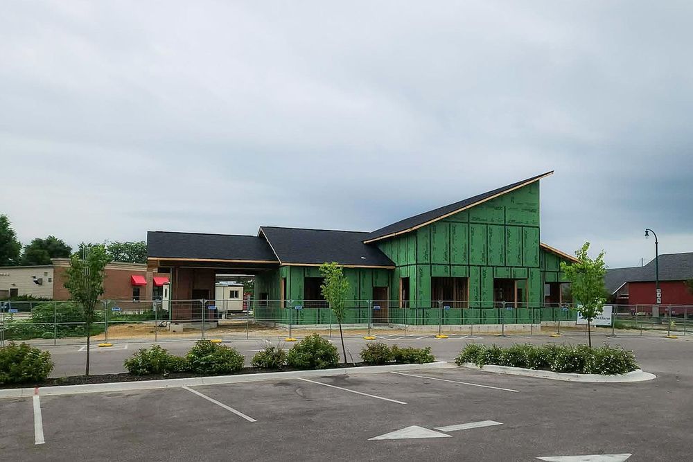 Bank of New Glarus Evansville Branch Takes Shape