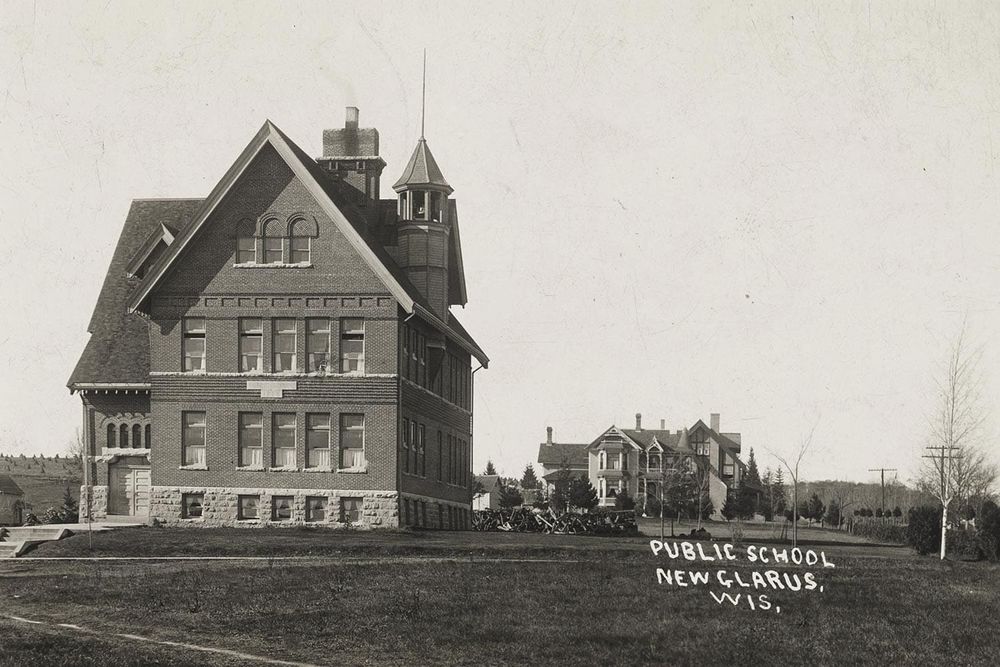 Inside the Old New Glarus Grade School