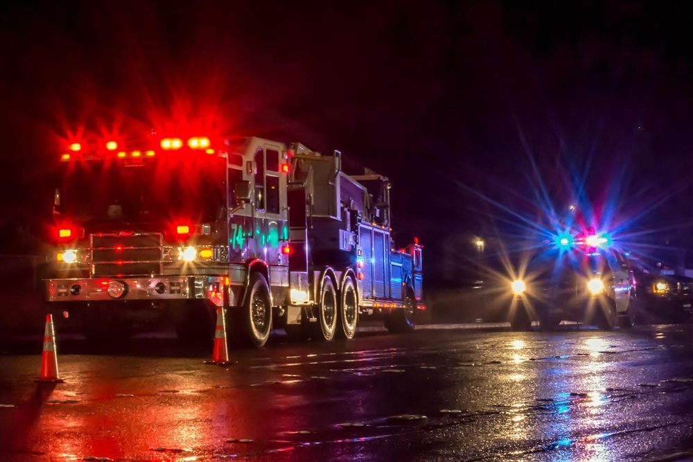 New Glarus, Monticello Crews Battle Edelweiss Road House Fire Overnight