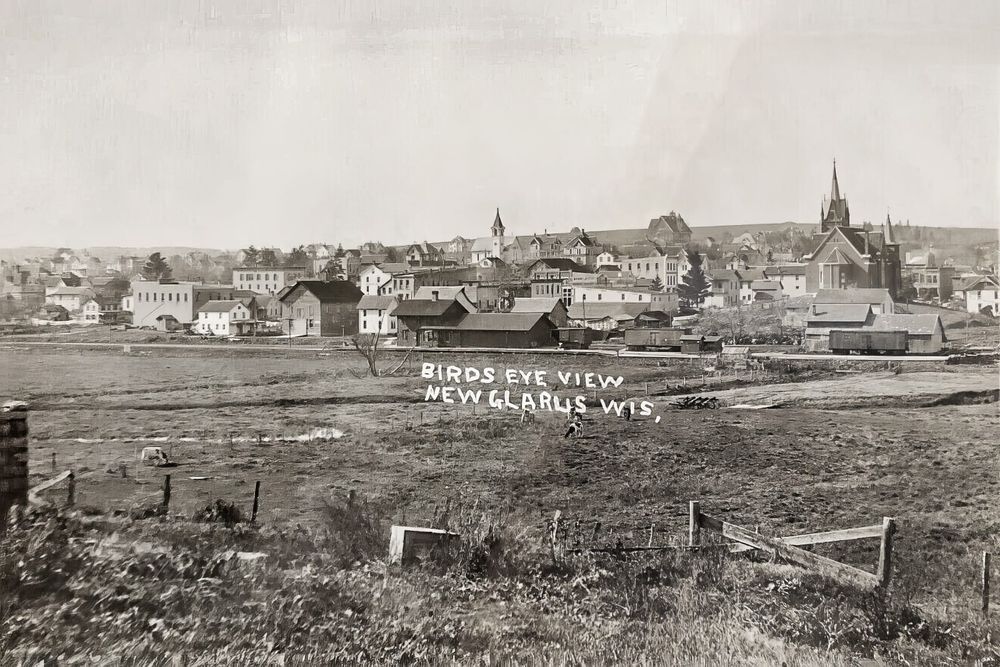 Historic Photo: New Glarus Before Highway 69