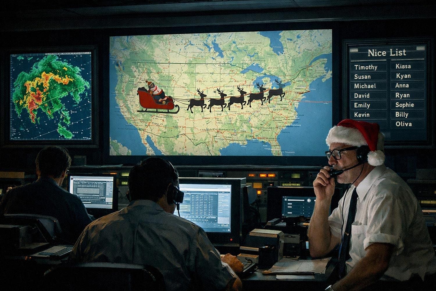 How To Follow Santa’s Flight As He Makes His Way Toward New Glarus