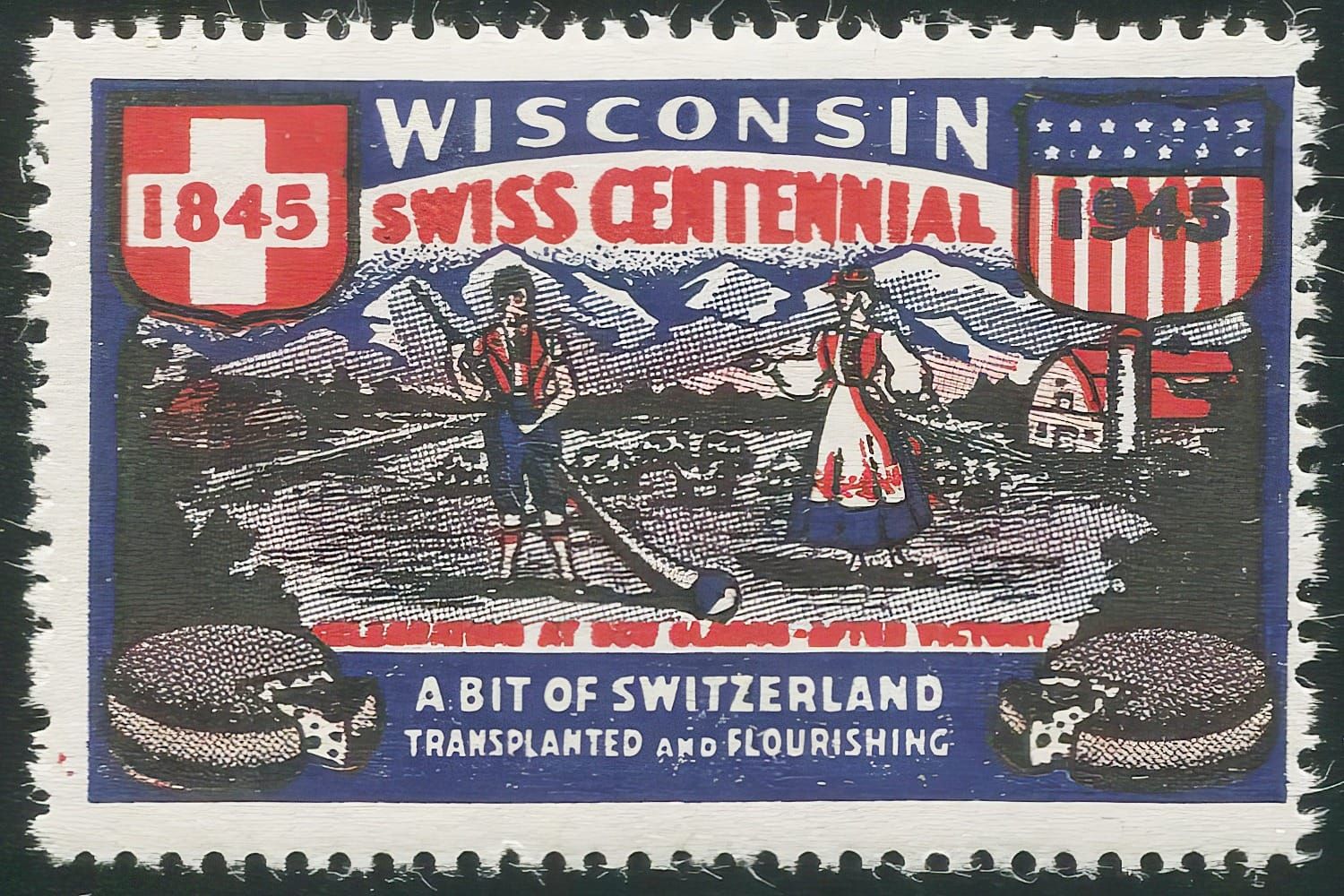 The New Glarus “Stamp” That Wasn’t: A Centennial Story From 1945