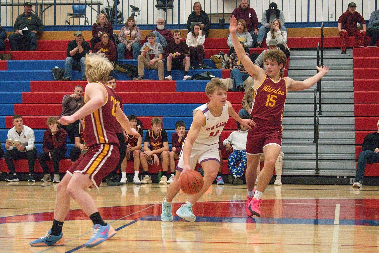 New Glarus Defense, Depth Power 72-50 Win Over Waterloo