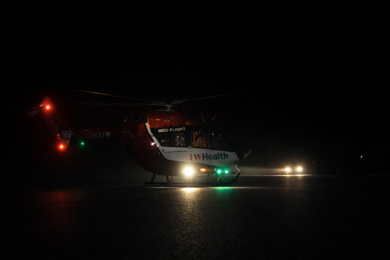 Med Flight Called After Person Jumps from Vehicle on New Year’s Eve