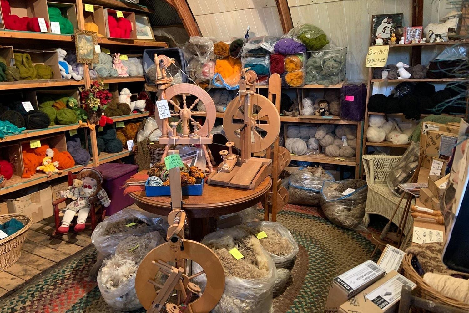 Rainbow Fleece Farm Weaves Tradition