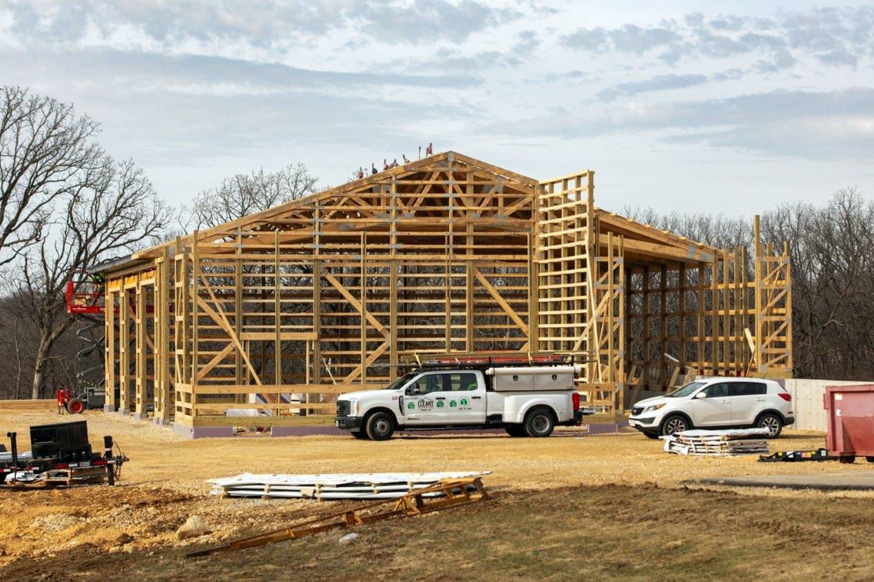Town Garage Construction Advances in New Glarus