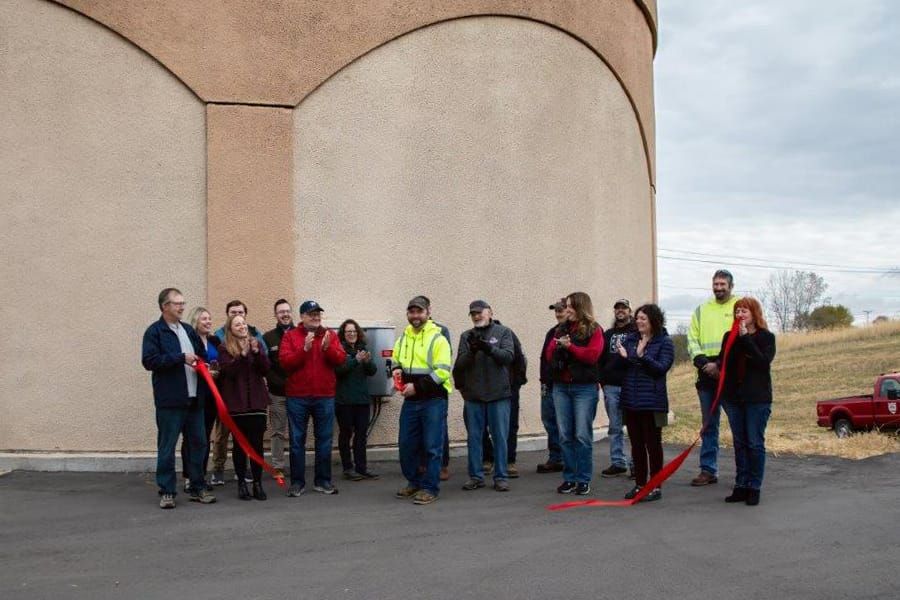 Ribbon Cut on New Water Tower and Reservoir