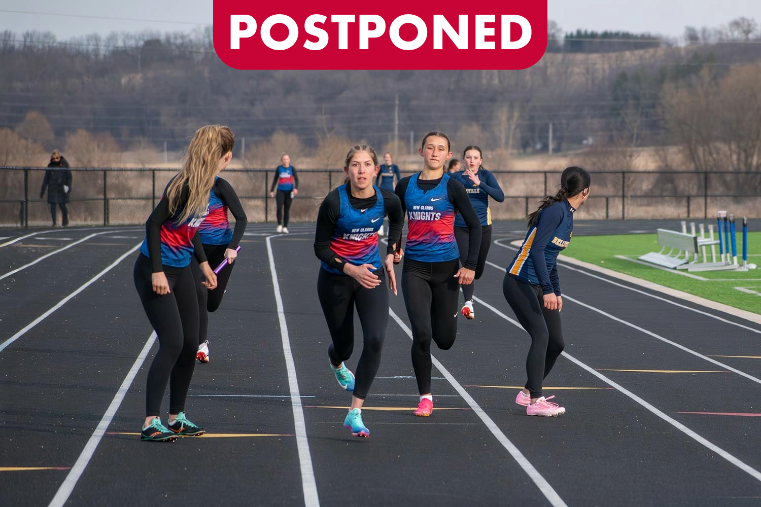 New Glarus Track Meet Postponed by Weather