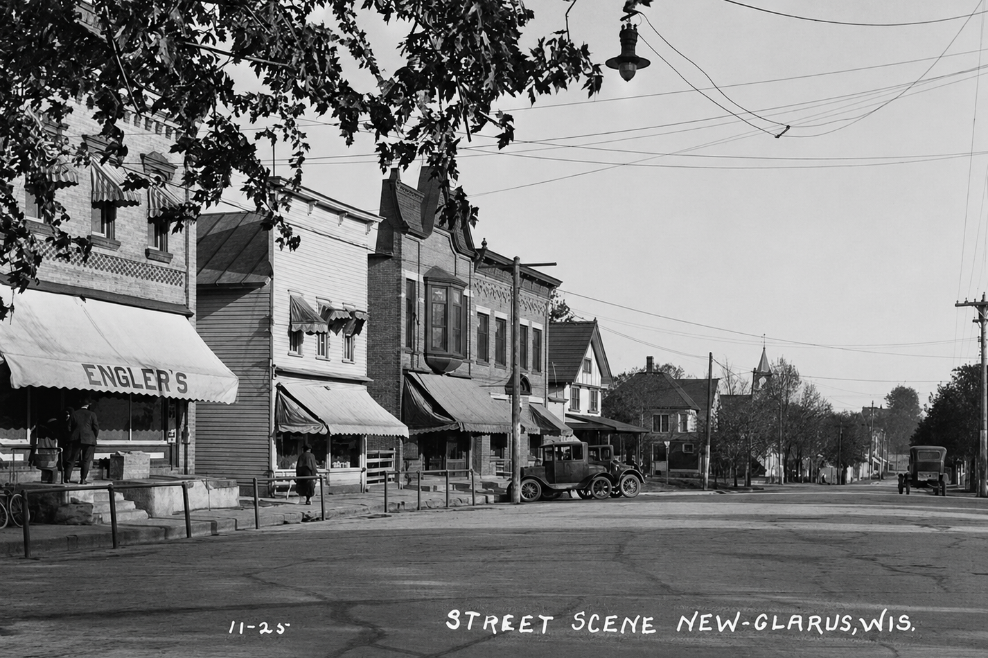 Historical Photo: A Glimpse of “Back Town” New Glarus