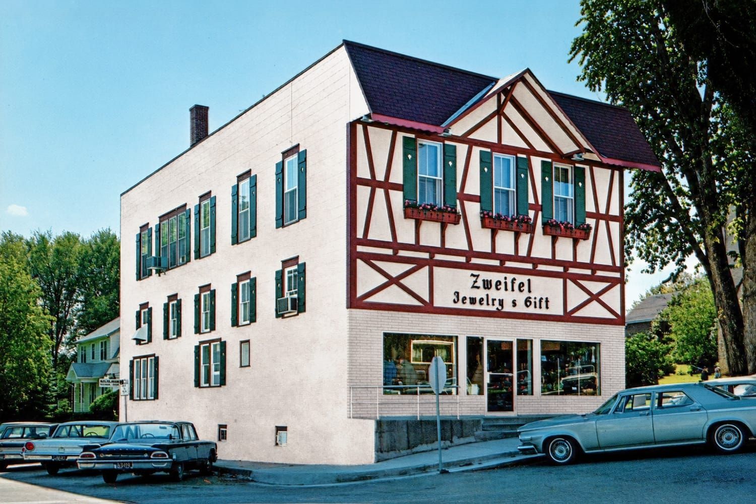 Historic Photo: A Cornerstone of Downtown New Glarus