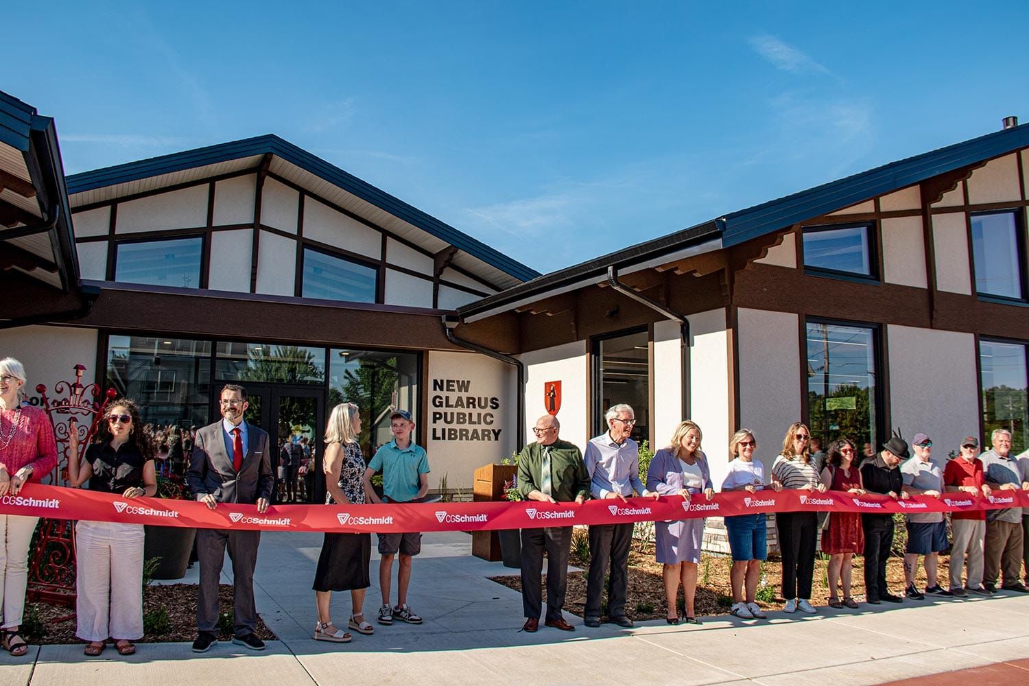 Speakers Mark New Library Opening