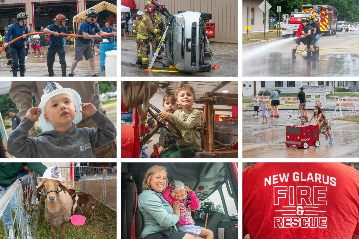 Rain Fails to Dampen New Glarus Firefest