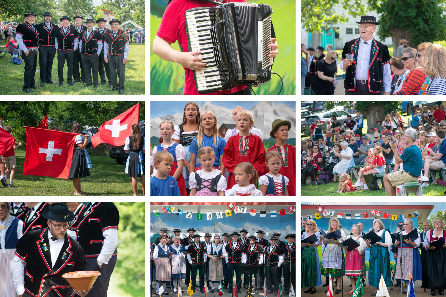 Beautiful Day as Volksfest Celebrates Swiss Heritage