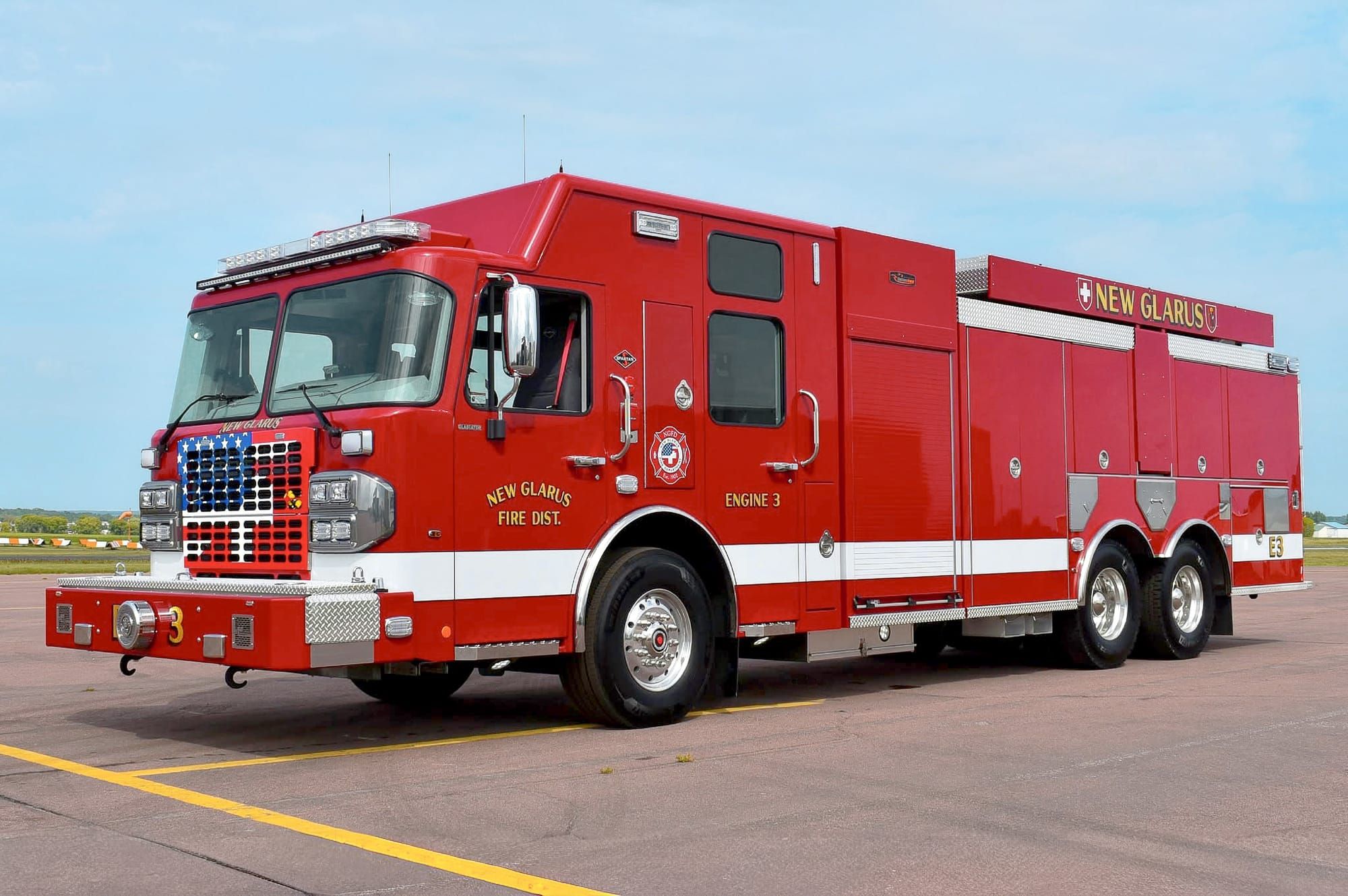 New Engine 3 Arrives in New Glarus
