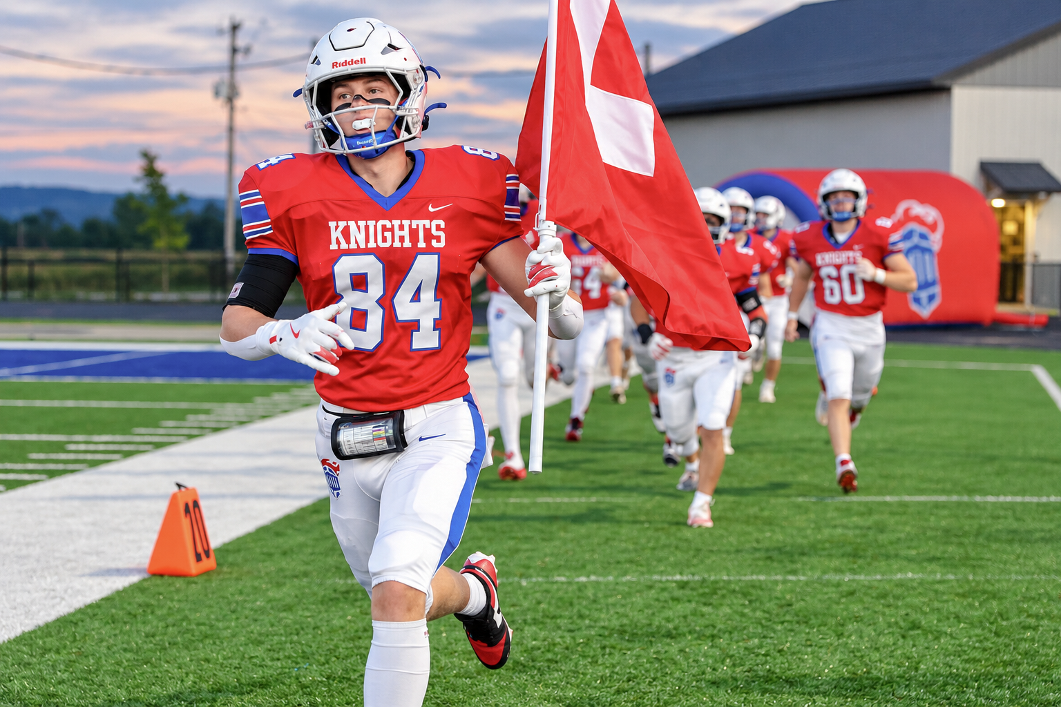 Glarner Knights Roll Past Richland Center, 45-7