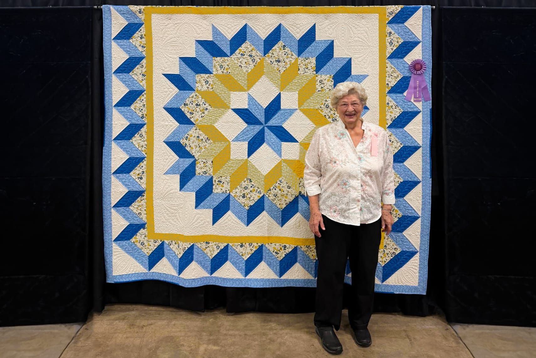 Former New Glarus Restaurant Owner Honored at Quilt Show