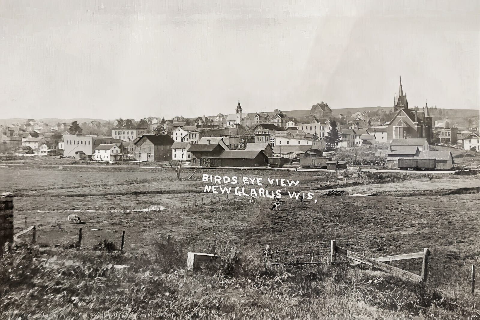 Historic Photo: New Glarus Before Highway 69