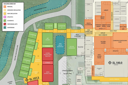 School Board Reviews Long-Range Campus Expansion Concept