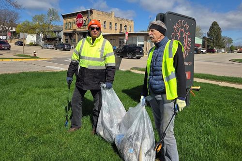 Earth Day Cleanup Efforts Seen Across New Glarus