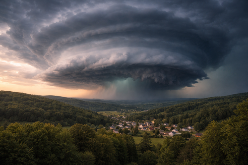 Storm Warnings Covered New Glarus as Severe Storms Threatened Area