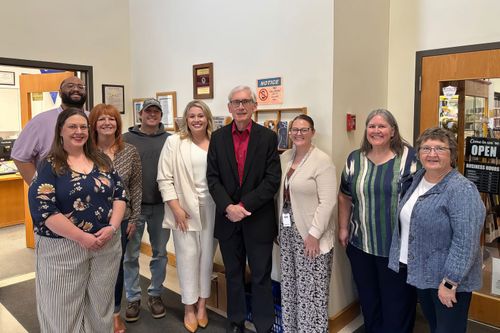 Gov. Evers Visits New Glarus Ahead of Fair Maps Session