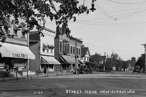 Historic Photo: A Glimpse of “Back Town” New Glarus