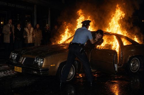 Burning Car in Downtown New Glarus Leads to Mystery
