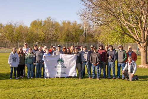 Photo Essay: Tree Planting Day in New Glarus