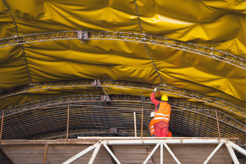 Stewart Tunnel Repairs Continue on Badger State Trail