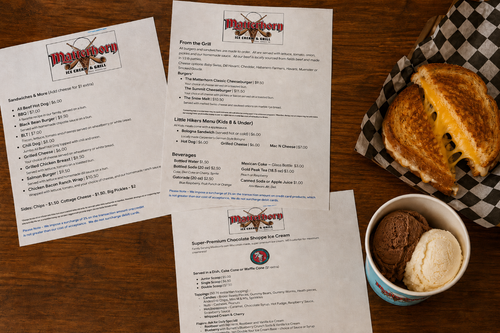 Matterhorn Ice Cream & Grill Shares Its New Menu in New Glarus