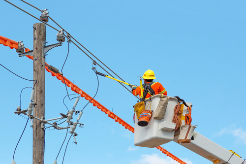 Power Outage South of New Glarus