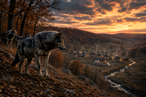 When Wolves Haunted the Hills of New Glarus