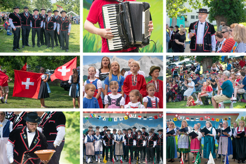 Beautiful Day as Volksfest Celebrates Swiss Heritage