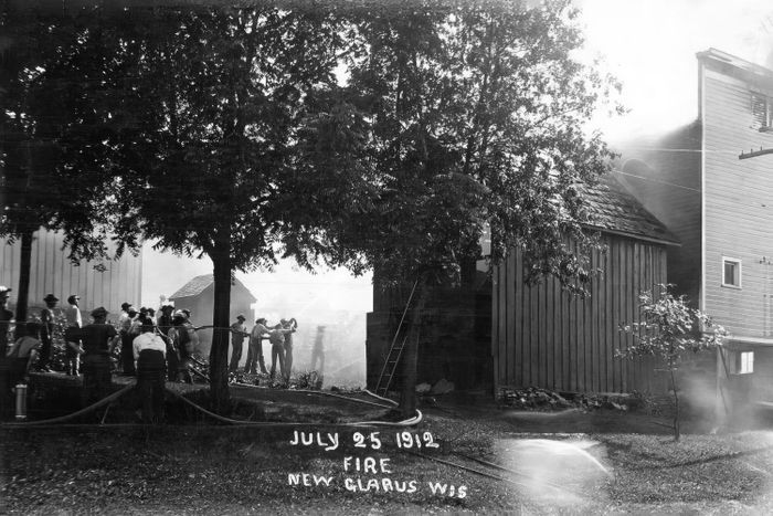 Historic Photo: When a 1912 Fire Struck New Glarus