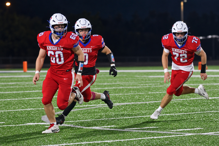 Glarner Knights Pull Away for 35-7 Senior Night Win