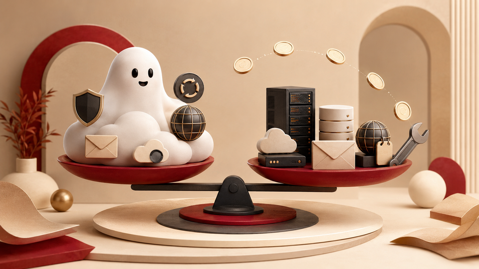Was kostet Ghost wirklich? Ghost(Pro) vs. Self-Hosting