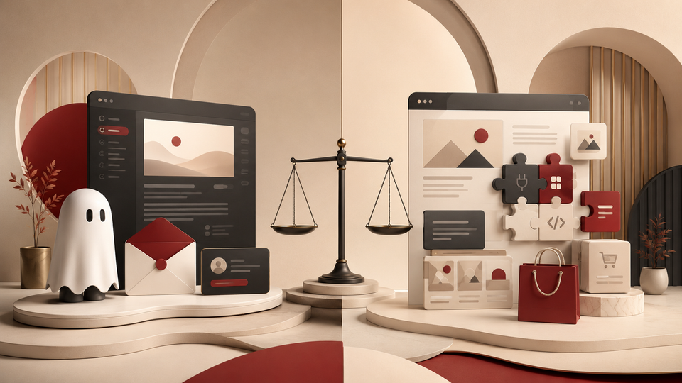 Ghost vs. WordPress: Welches CMS passt besser zu dir?