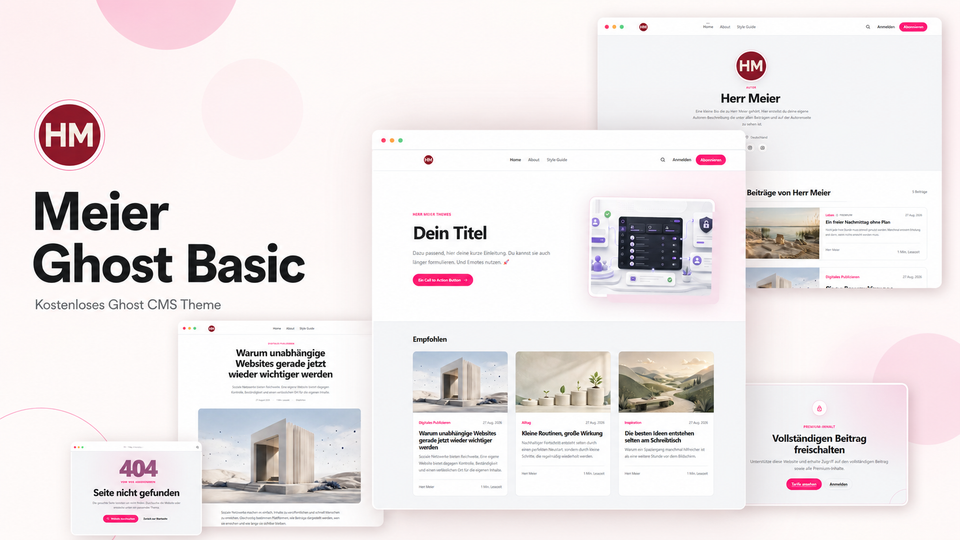 Ghost Basic Theme