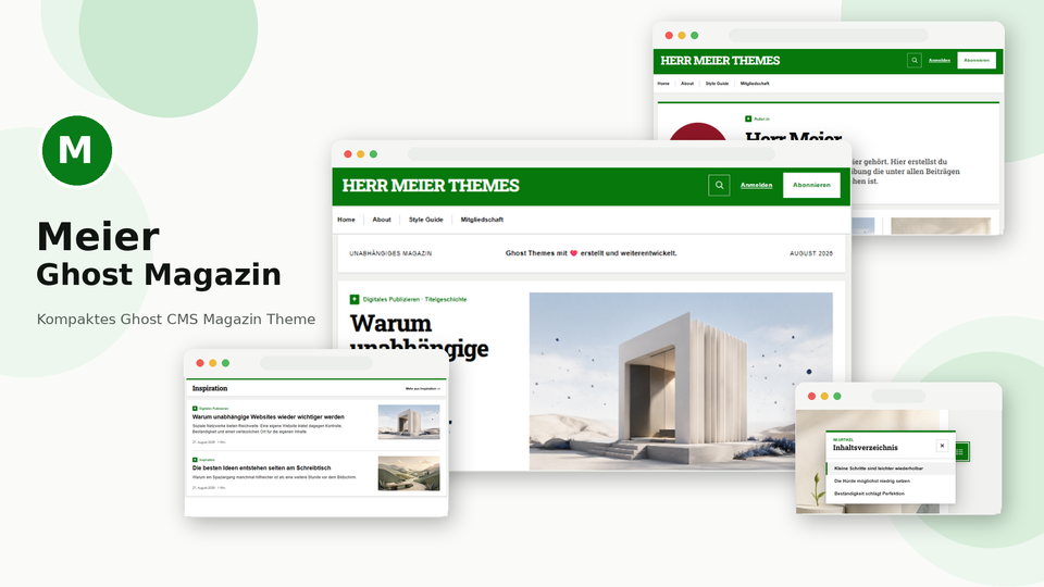 Meier Ghost Magazin Theme